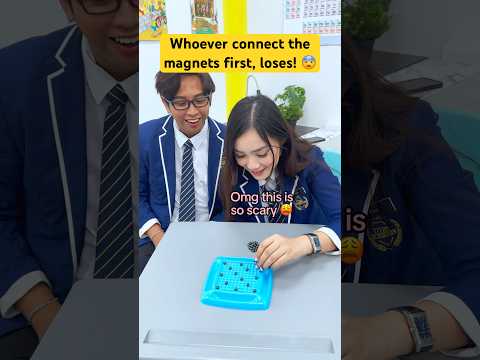 Whoever connect the magnets first, loses! 😨