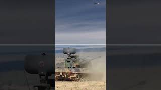 Su35 gets spotted by a Gepard Hiding in the Sand  #military #army #aviation