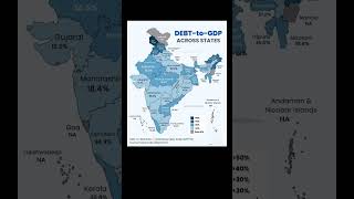 Indian states Debt to GDP #shorts