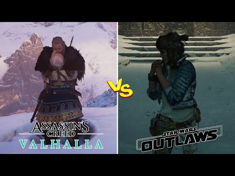 2 Different Ubisoft Game! WHICH IS BEST? | Details Comparison | Star Wars Outlaws vs AC: Valhalla