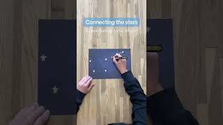 Grab some paper and a pen! Connect the stars and draw the constellation Ursa Major with us! ⭐