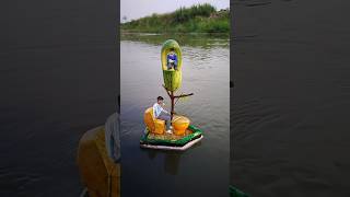 crazy funny amazing boat with man videography #creative #videography #ideas #trending #funny#shorts