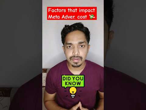 Top 5 Factors that impact Facebook Advertising Costs CPMs | Impact on Media Buying #digitalmarketing