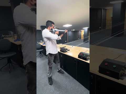 Trying out an Air Rifle in Bangalore