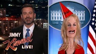 Jimmy Kimmel Talks to Kellyanne Conway About Trump Putin Meeting