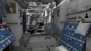 International Space Station in Virtual Reality on Smartphone
