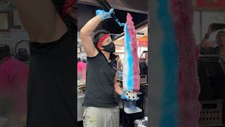 うどん屋の大将が作る巨大かき氷