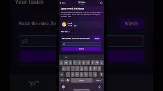 Journey with No Money tapswap code #explore #foryou #crypto #nft #shortvideo #shorts #canada