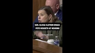 Senator Elissa Slotkin DRAGGED Pete Hegseth
