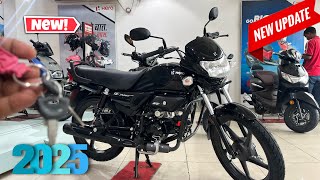 All new Hero Hf deluxe 100cc 2025 OBD2B Model|🔥canvas colour on road price💕full details review ✌️👌🔥