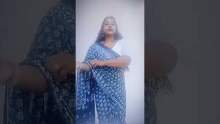 GRWM #grwm #saree #officewear #indigoblue
