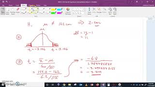 Hypothesis Testing Small Sample Size Example 4