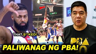 SAGOT ng Pba sa CONTROVERSIAL CALL sa Play ni Moa Tautuaa sa Game 1 Finals! Goaltending nga ba?