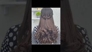 mehndi barat walima hairstyles beautiful hair style @#hairstyle #ytshorts