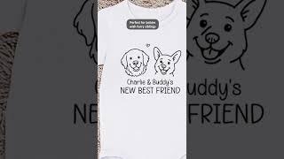 Custom Baby Onesie - Gifts For New Parents, Dog Dad And Mom - Newbie On The Dog Squad - OS-HA0526-V1