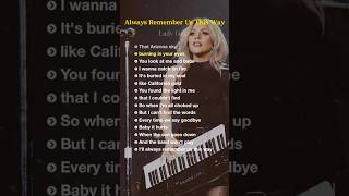 Always Remember Us This Way - Lyrics - Lady Gaga #englishsongs #masonmusic #popmusic #lyrics