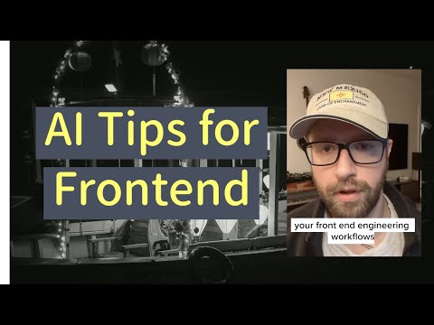 ChatGPT AI tips for frontend engineering
