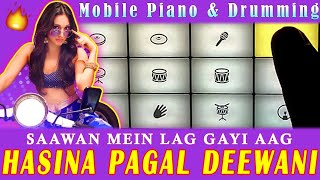 Saawan Mein Lag Gayi Aag Mobile Piano Drumming Keyboard Instrumental WalkBand Mix Ringtone DanceSong