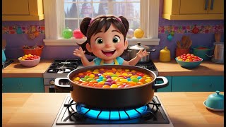 Where Oh Where Did the Jelly Beans Go | Fun Jellybean Nursery Rhyme for Toddler | Playful Candy Song