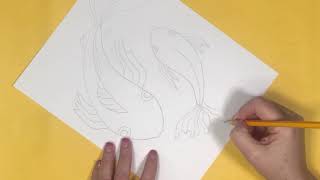 Koi Fish Art Project
