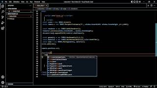 How to make 3D rotating cube by using javascript