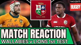 Second Half COMEBACK!? | Lions Tour 1st Test Review