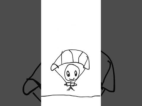 Draw Guy's #stickman #drawing #parachuting #notverygood