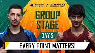 [EN] 2025 PMWC at EWC Group Stage Day 2 | PUBG MOBILE WORLD CUP at ESPORTS WORLD CUP