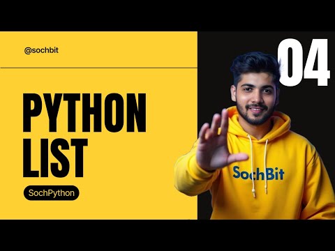 Python List! 🐍 Zero to Hero Guide for Beginners (2025) | SochPython EP4