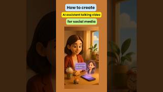 Create AI assistant talking video for social media #googleveo2 #chatgpt #aiaart #aivideo