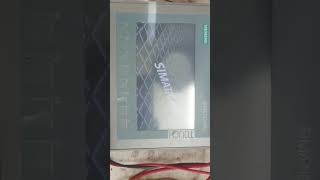 SIEMENS KTP700  HMI service testing video #hmi