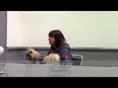Amy Marrich - Diversity Committee, User Committee, OSA core - OpenStack Project Teams Gathering