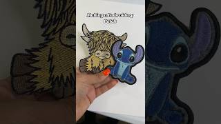 Making a embroidery patch #fun #cute #fyp #embroidery #embroiderypatch #embroiderytutorial #howto