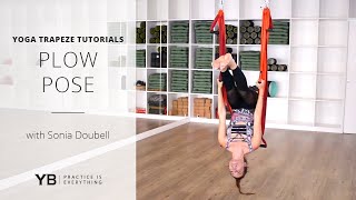 Plow Pose (halasana) on the Yoga Trapeze®