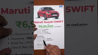 Swift 2025 Full Price Breakdown 🚗 | Maruti Suzuki Swift On-Road Cost, EMI, Insurance Explained!
