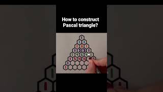 Pascal Triangle #shorts #math #viral #shortsvideo #mathstricks #youtubeviral #maths #mathfact #fact