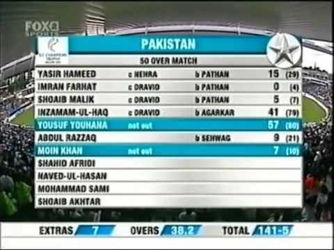 Shahid afridi match wining inning against India 2004