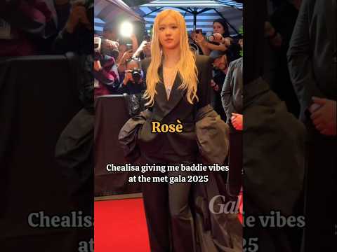 That baddie vibes 😎 #shortsvideo #blackpinkshorts #parkchaeyoung #lalisamanban #chealisa #metgala