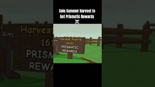 Solo Summer Harvest To Get Prismatic Rewards..! ☠️ #growgarden #roblox