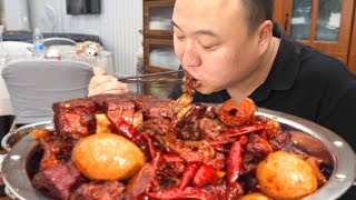 🔥【6斤肋条的牛肉面！】6斤豪横肋条炖出灵魂汤底，嗦面党集体跪求地址！阿强牛肉面狂炫名场面，肉山压面香到裂开！