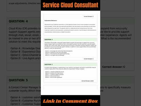 Salesforce Certified Service cloud consultant (SP25) | Service-Cloud-Consultant Exam Dumps