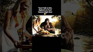 “Don’t Talk to Him. Bigfoot’s in Food Heaven Right Now 🤣” #shorts #bigfoot
