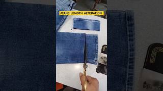Alteration tips and tricks 664 #sewingtutorial #shorts #jeansalteration