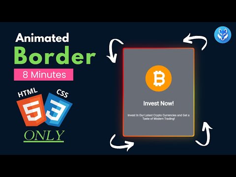 Easy Animated Border | HTML & CSS | 8 Minutes
