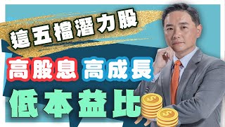 這五檔潛力股：高股息+高成長+低本益比