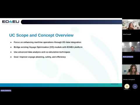 EO4EU Workshop Series: Use Case 2 - Ocean Monitoring 13 june, 2025