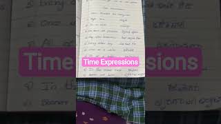 Time Expressions
