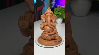 Ganesh ji Murti making with Clay Ganpati Bappa morya #shorts #short #ganesh