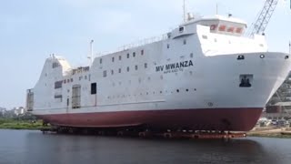 Tanzania’s largest locally built ship displayed on Lake Victoria