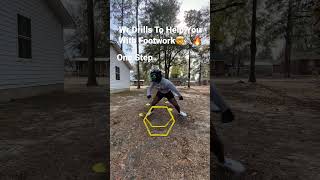 Wr drills to help with footwork🤯👟🔥 #fyp #viral #shorts